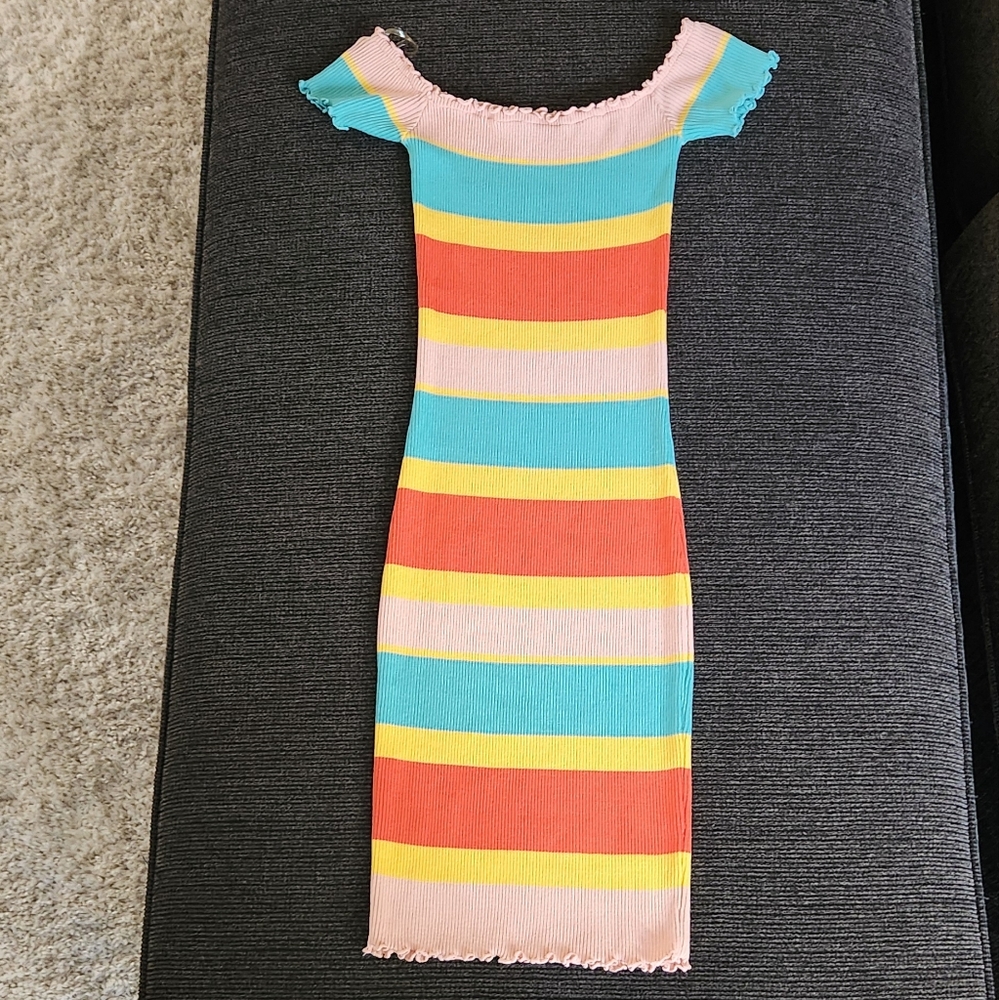 Hot & Delicious Multicolor Striped Dress